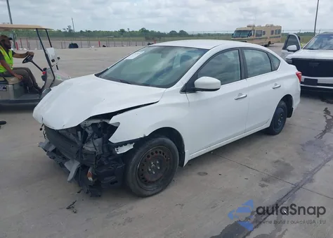 2016 Nissan Sentra S z USA, uszkodzony, nr VIN 3N1AB7APXGY279639